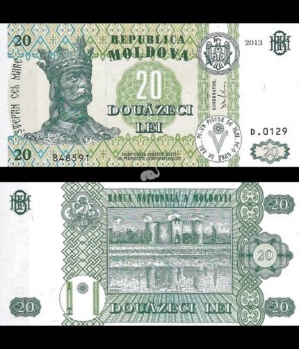 Moldova 20 lei 2013 P-13j UNC