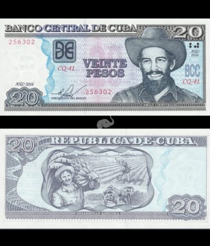 Cuba 20 Peso 2016 P-122 UNC