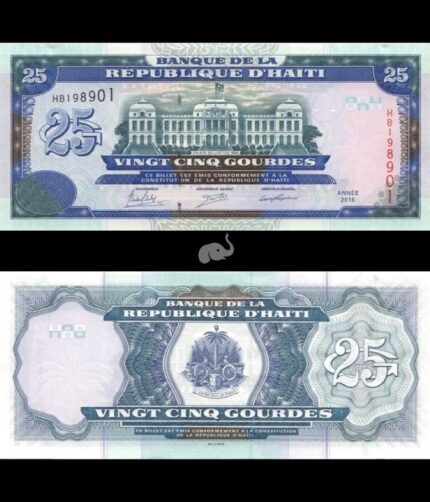 Haiti 25 Gourdes 2015 P-266f UNC
