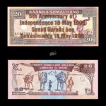 Somalia 20 shillings 1996 P10 Commemorative UNC