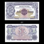 British Armed Forces 5 Pounds 1948 P-M23 UNC