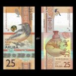 Aruba 25 Florin 2019 PW22 UNC