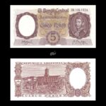 Argentina 5 Pesos 1962 P276 UNC