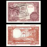 Equatorial Guinea 1000 Bipkwele Overprint Issue 1980 P18 UNC