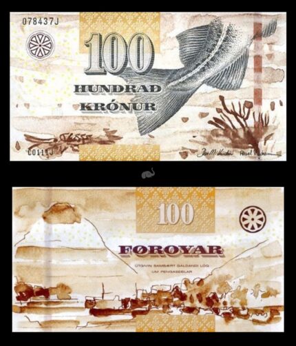 Faroe Islands 100 Kronur 2011 P30 UNC