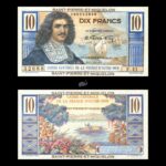 Saint Pierre & Miquelon 10 Francs 1950-1960 P23 UNC