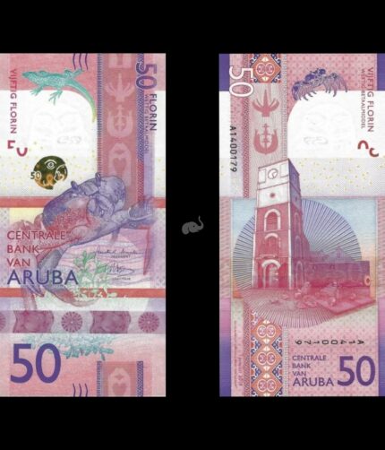 Aruba 50 Florin 2019 PW23 UNC