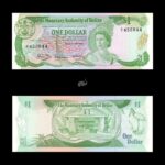 Belize 1 Dollar 1980 P38a UNC QEII
