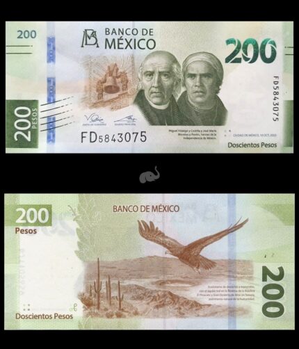Mexico 200 Pesos 2023 PW131A(2) UNC