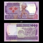 Madagascar 1000 Francs 1983 P68a UNC