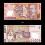 Romania 100000 Lei 2001 P114a aUNC
