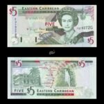 Grenada 5 dollars 1994 P31g UNC