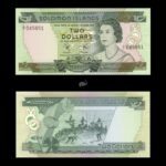 Solomon Islands 2 Dollars 1977 P5a UNC QEII