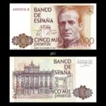 Spain 5000 Peseta 1979 P160 UNC