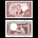 Spain 100 Pesetas 1953 P145a UNC