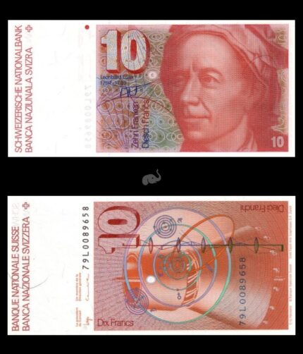Switzerland 10 Francs 1979 P53(a) UNC