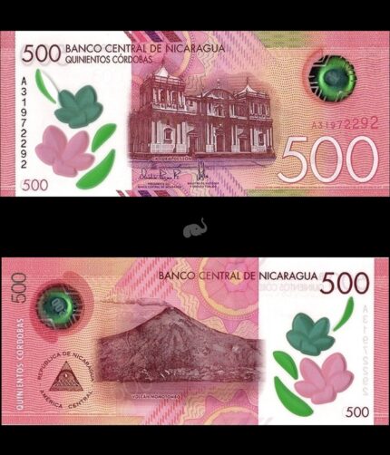 Nicaragua 500 Cardoba 2021 PW217 UNC Polymer
