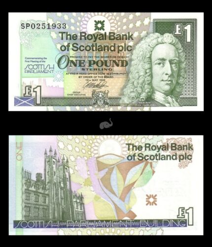 Scotland 1 Pound 1999 P360 Commemorative UNC
