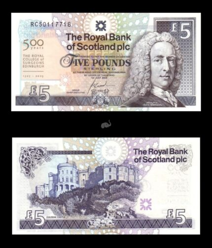 Scotland 5 Pounds 2005 P364 Commemorative UNC