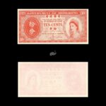 Hong Kong 10 cents 1961-95 P-327 Queen Uniface UNC
