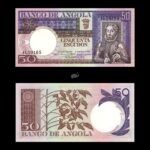 Portuguese Angola 50 Escudos 1973 P105 UNC Banknote