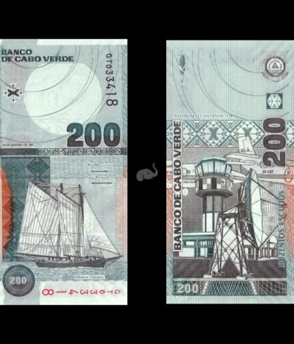 Cape Verde 200 Escudos 2005 P68 UNC