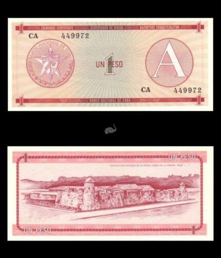 Cuba 1 Peso 1985 PFX1 UNC
