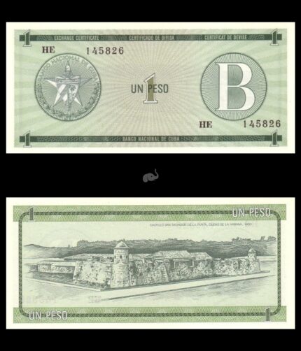 Cuba 1 Peso 1985 PFX6 UNC