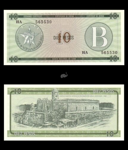 Cuba 10 Pesos 1985 PFX8 UNC