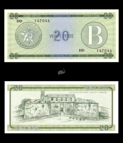 Cuba 20 Pesos 1985 PFX9 UNC