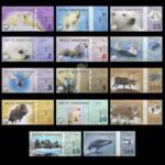 Arctic territories fantasy banknotes - Full set of 14 different