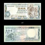 Rwanda 1000 Francs 1988 P21a UNC