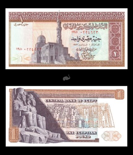 Egypt 1 Pound 1977 P44c UNC