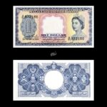 Malaya and British Borneo 1 dollar 1953 P1 QEII XF-AUNC