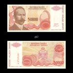 Bosnia 50000 Dinara 1993 P153 UNC