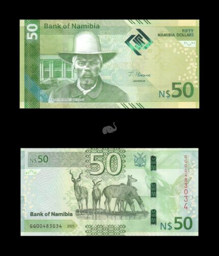 Namibia 50 Dollars 2022 PW22 UNC